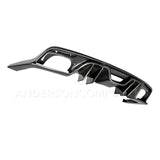 Anderson Composites 15-17 Ford Mustang Type-AR Rear Diffuser Quad Tip - AC-RL15FDMU-ARQ