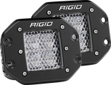Rigid Industries Dually - Flush Mount - 60 Deg. Lens - Set of 2 - 212513