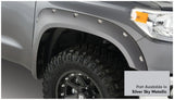 Bushwacker 16-18 Toyota Tundra Fleetside Pocket Style Flares 4pc 66.7/78.7/97.6in Bed - Silver Sky - 30918-53