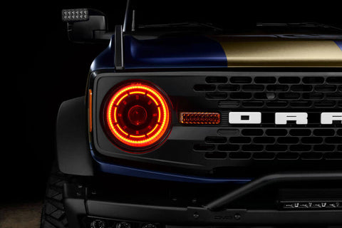 Oracle 2021+ Ford Bronco Oculus Bi-LED Projector Headlights - ColorSHIFT LED - 5886-BC2