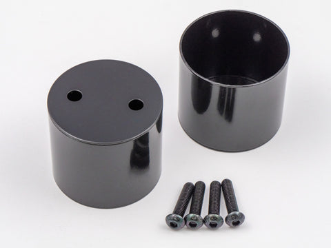 Bestop 20-26 Jeep Gladiator / 18-26 Wrangler JL / 07-18 Wrangler JK Door Mirror Cup Kit (Black) - 51734-01