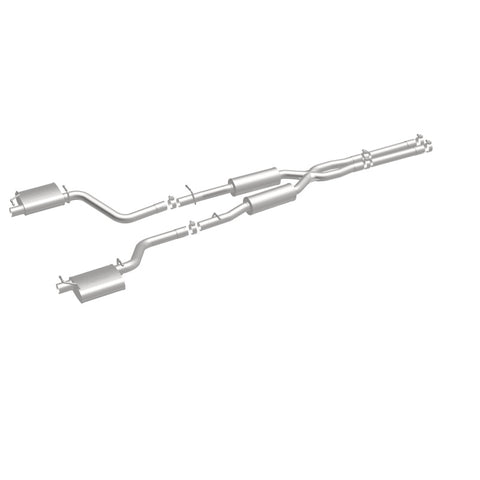 MagnaFlow Cat-Back SS 2.5in Dual Split Rear Exit (OEM Tips) 15-16 Dodge/Chrysler Charger/300 5.7L V8 - 19226