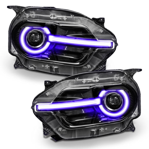 Oracle 2021 Ford Bronco Sport RGB+W Headlight DRL + Halo - w/ Simple Controller - 1454-504