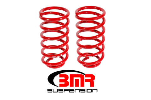 BMR 79-04 Fox Mustang Rear Lowering Springs - Red - SP029R