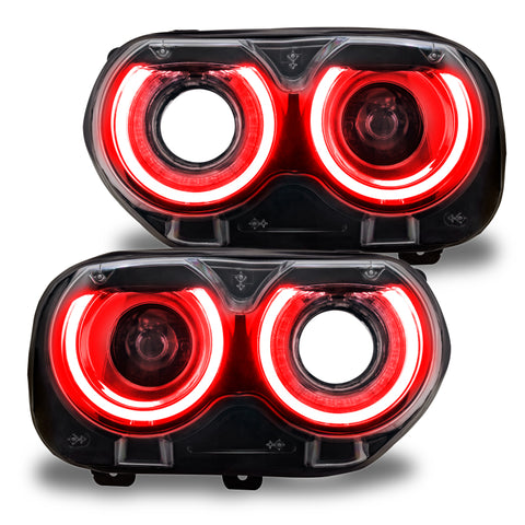 Oracle 15-21 Dodge Challenger RGB+W Headlight DRL Upgrade Kit - ColorSHIFT - 1329-330