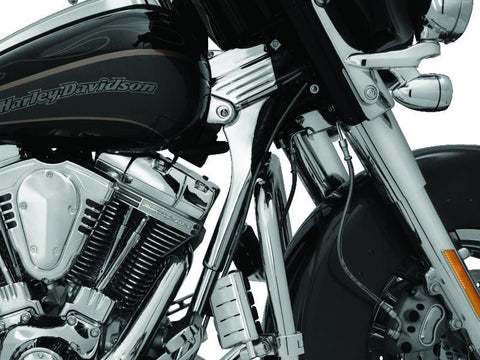 Kuryakyn Deluxe Neck Cover Kit 95-05 Touring Models Chrome - 8146