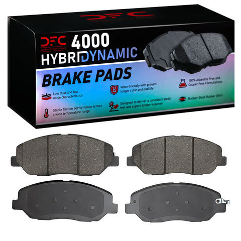 DFC 09-11 Hyundai Genesis Sedan Front 4000 Hybridynamic Brake Pads - 4000-1384-00
