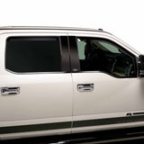 Putco 08-16 Ford SuperDuty Crew Cab - w/ FORD Logo (4pcs) Black Platinum Pillar Posts Classic - 402621BPFD