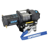 Superwinch 3500 LBS 12V DC 7/32 in x 32 ft Steel Rope Terra 3500 Winch - Gray Wrinkle - 1135260