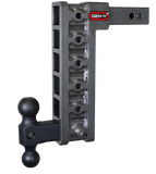 Gen-Y Mega Duty 2in Shank 12.5in Drop 10K Hitch w/Dual-Ball (Use w/Stabilizer Kit GH-0100) - GH-316