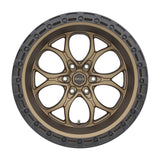 Weld Off-Road W106 20X10 Ledge 6X139.7 ET-18 BS4.75 Satin Bronze / Black Ring 106.1 - W10600084475