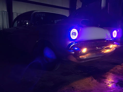 Oracle Pre-Installed Lights 7 IN. Sealed Beam - ColorSHIFT Halo - 6905-333