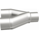 MagnaFlow Universal Trans Y-Pipe All SS 4inch (Dual) 3.5inch (Single) x 13inch (Overall) - 10800