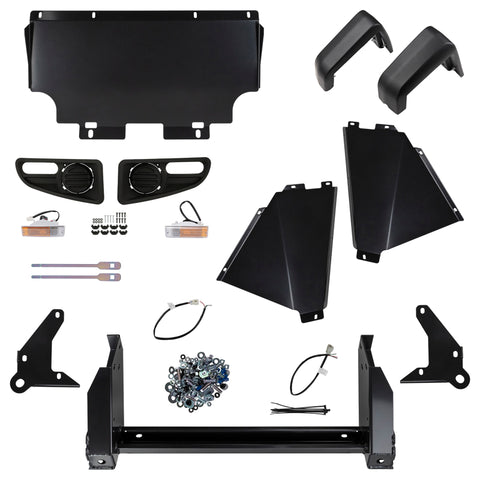 ARB Bullbar Grey SrsFlareArbfog Prado 03 On - 3221410
