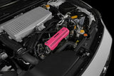 PERRIN 22-23 Subaru WRX Pulley Cover (Short Version - Works w/AOS System) - Hyper Pink - PSP-ENG-154HP