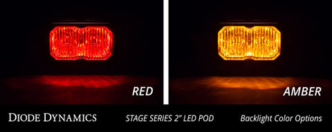 Diode Dynamics Stage Series 2 In LED Pod Sport - White Combo Standard ABL Each - DD6388S