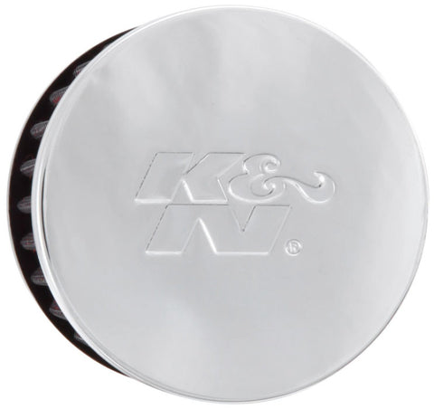 K&N 1.375 inch ID 3 inch OD 2.5 inch H Clamp On Crankcase Vent Filter - 62-1440