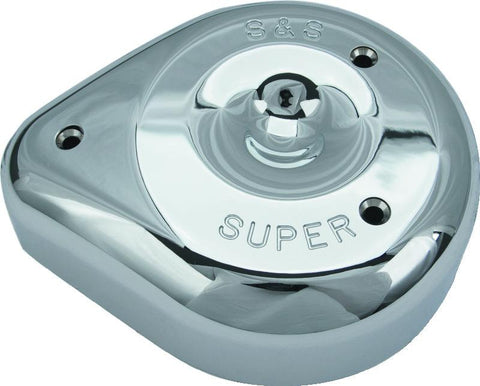 S&S Cycle Teardrop Chrome Air Cleaner Cover For S&S Super E/G Carbs - 17-0378