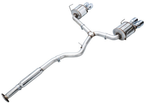 AWE Tuning 2022+ VB Subaru WRX Touring Edition Exhaust - Chrome Silver Tips - 3015-42979