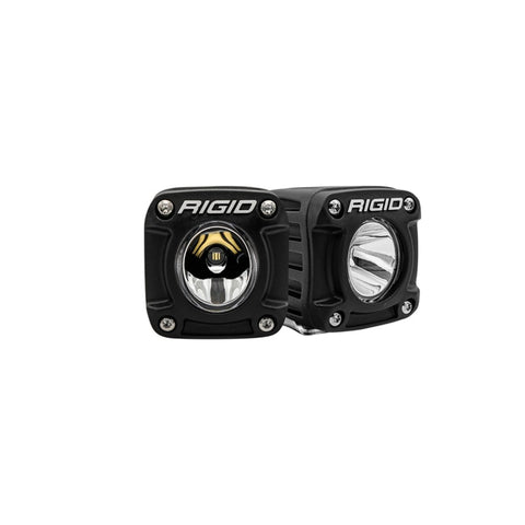 Rigid Industries Revolve Pod w/Amber Trim Ring - Pair - 491613