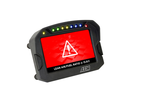 AEM CD-5LG Carbon Logging Digital Dash Display w/ Internal 10Hz GPS & Antenna - 30-5603