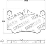 StopTech Street Touring Brake Pads - 308.09160