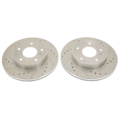 Power Stop 78-81 Pontiac Firebird Rear Evolution Drilled & Slotted Rotors - Pair - AR8225XPR