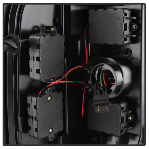 Spyder 07-13 Silverado (Will Not Work w/2010 921 Bulb) V3 Tail Lights Rd/Clr ALT-YD-CS07V3-LBLED-RC - 5084101