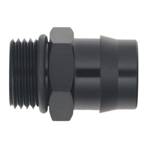 DeatschWerks 8AN ORB to Can-Am Maverick X3 OE Quick Connect Adapter - Anodized Matte Black - 6-02-0139-B