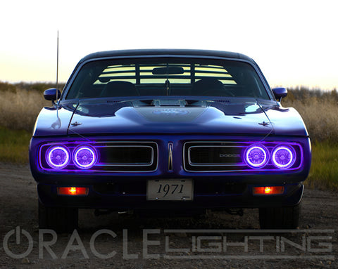 Oracle Pre-Installed Lights 5.75 IN. Sealed Beam - ColorSHIFT Halo - 6904-333