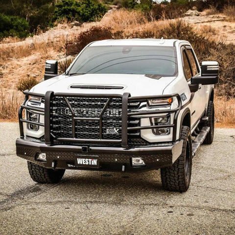 Westin 20-21 Chevrolet 2500/3500 HDX Bandit Front Bumper - Black - 58-31185