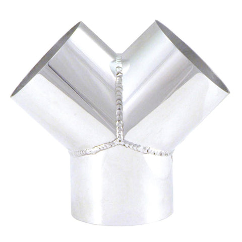 Spectre Universal Tube (Y-Pipe) 3in. OD - Aluminum - 9479