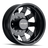 Mayhem 8181 Challenger Dually 22x8.25 / 10x225 BP / 169mm Offset / 170.1mm Hub Full Black Wheel - 8181-22820B