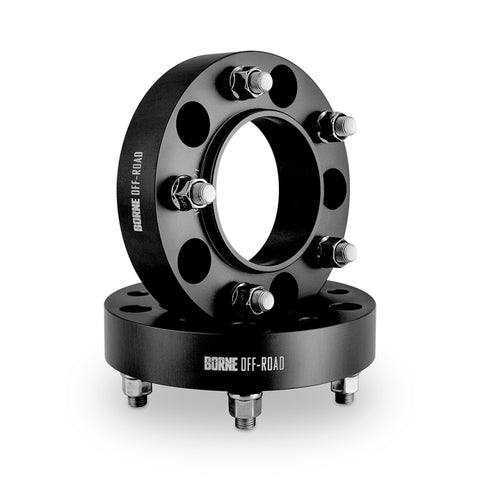 Borne Off-Road Wheel Spacers 5x150 110.1 25 M14 Black - BNWS-010-250BK
