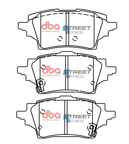 DBA 2019+ Toyota Corolla (ZRE211/ZWE211) Street Series Rear Brake Pads - DB15137SS