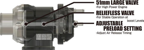 HKS RACING SQV UNIVERSAL BOV - 71008-AK004