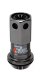 Project Kics R40 Iconix  12x1.25 Black Lug Nut (Black Seat) - 1pc - WZRI3KK