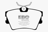 EBC 96-98 Volkswagen Eurovan 2.5 Vented Rotors Greenstuff Rear Brake Pads - DP61102