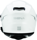 Sena Technologies Outforce Full Face Bluetooth Helmet Glossy White - Large - OUTFORCE-GW00L