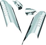 Kuryakyn Lower Leg Deflector Shields 00-13 Touring Chrome - 7768