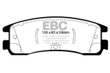 EBC 01-05 Buick Rendezvous 3.4 2WD Greenstuff Rear Brake Pads - DP61122