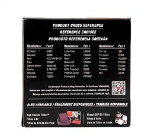 K&N 03-07 Ford 6.0L (td) Fuel Filter - PF-4100