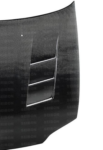 Seibon 92-95 Honda Civic 2DR/3DR TS-Style Carbon Fiber Hood - HD9295HDCV2D-TS