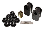 Energy Suspension Ford F100/150/250 Blk Fr & Rr A Style 1in Dia Sway Bar 3-1/2in Tall Bushing Sets - 4.5127G