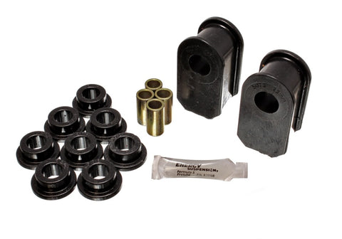 Energy Suspension Ford F100/150/250 Blk Fr & Rr A Style 1in Dia Sway Bar 3-1/2in Tall Bushing Sets - 4.5127G