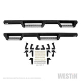 Westin 07-18 Jeep Wrangler JKU 4dr. HDX Stainless Drop Nerf Step Bars - Tex. Blk - 56-132952
