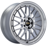 BBS LM 19x8.5 5x112 ET48 Diamond Silver Center Diamond Cut Lip Wheel -82mm PFS/Clip Required - LM249DSPK