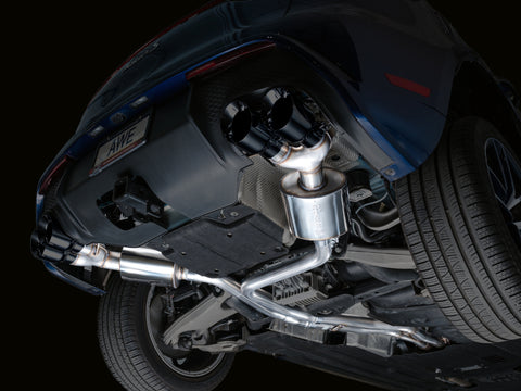 AWE Tuning 19-21 Porsche Macan 3.0T/2.9TT Touring Edition Cat-Back Exhaust w/ Diamond Black Tips - 3015-43951