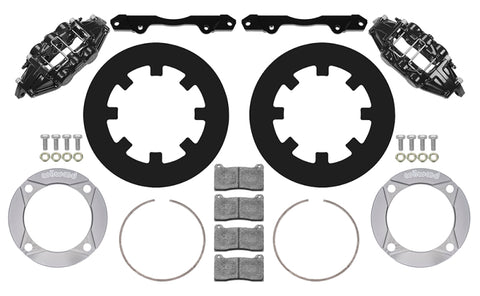 Wilwood 2014+ Polaris RZR XP 1000 Front Kit 11.25in - Black - 140-16632