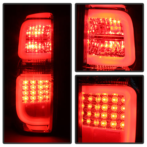 Spyder Toyota Tundra 2014-2016 Light Bar LED Tail Lights Red Smoke ALT-YD-TTU14-LED-RS - 5080189